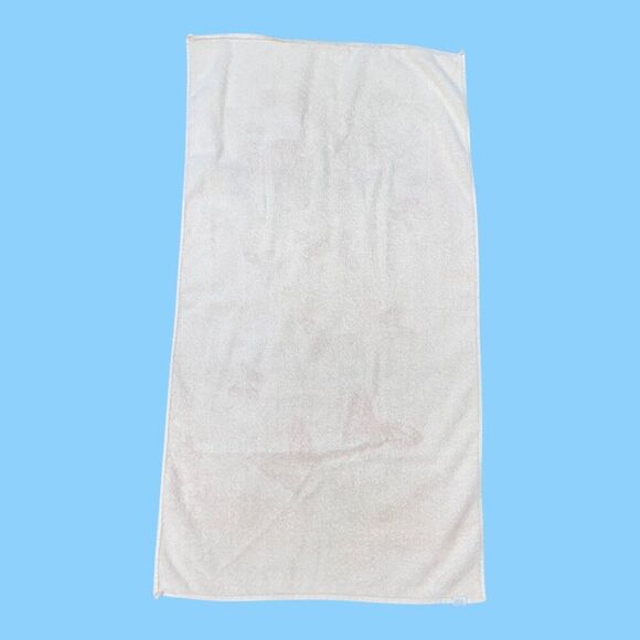 Butterfly Floral Bath Towel Vintage 100% Cotton Fine Fashion Textiles Made USA - Picture 3 of 5